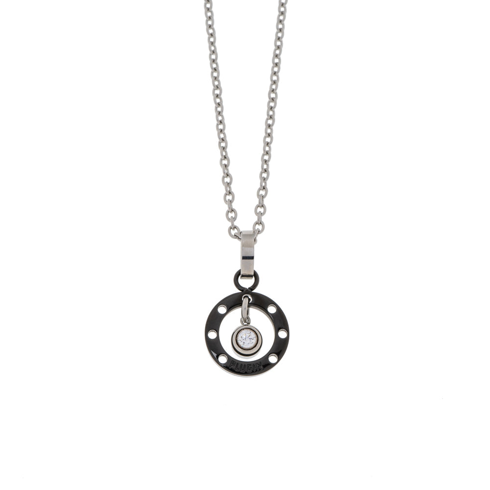 PLUG IN CZ NECKLACE PORTHOLE PIP5712