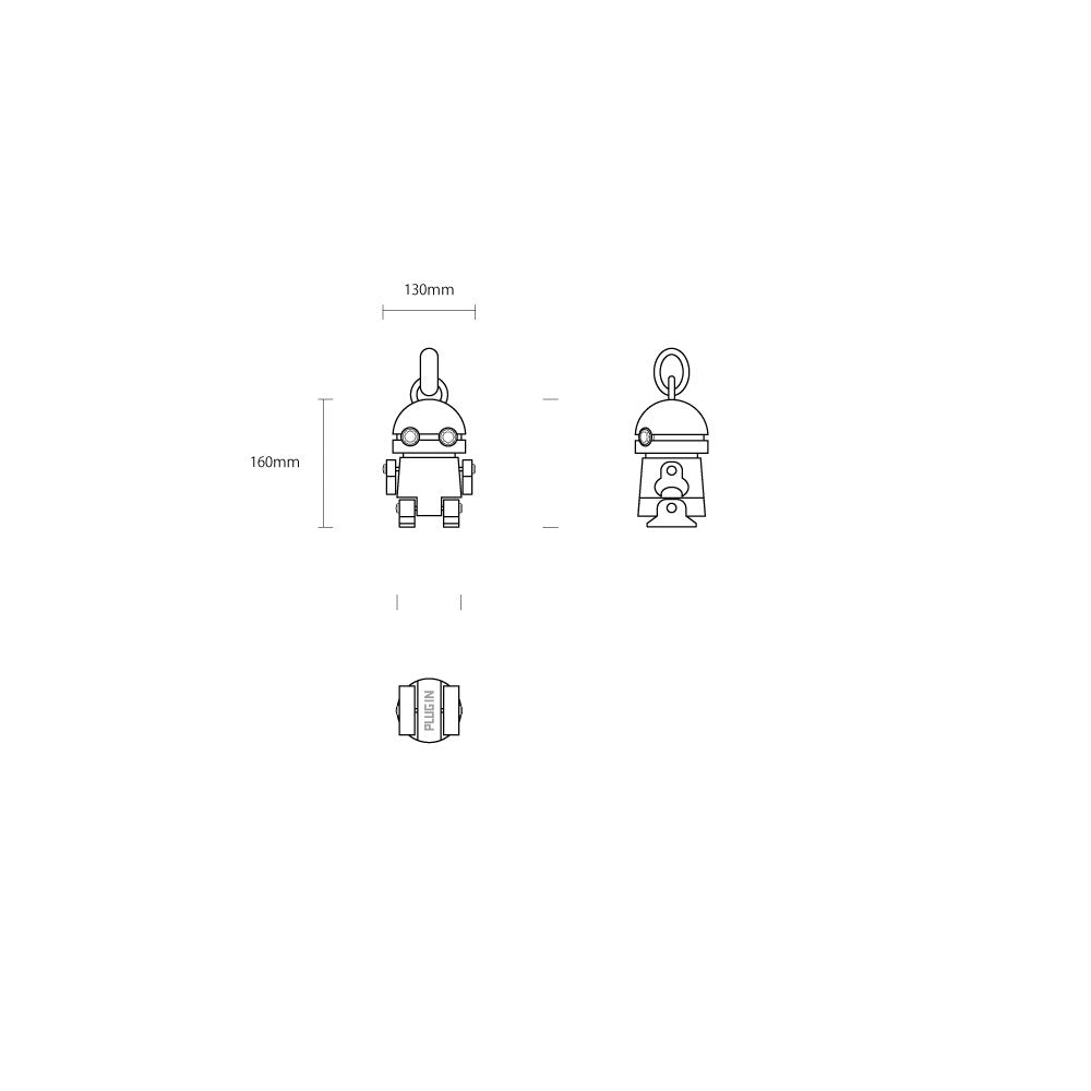 PLUG IN CZ ネックレス ROBOT PIP6102 - Dlinks